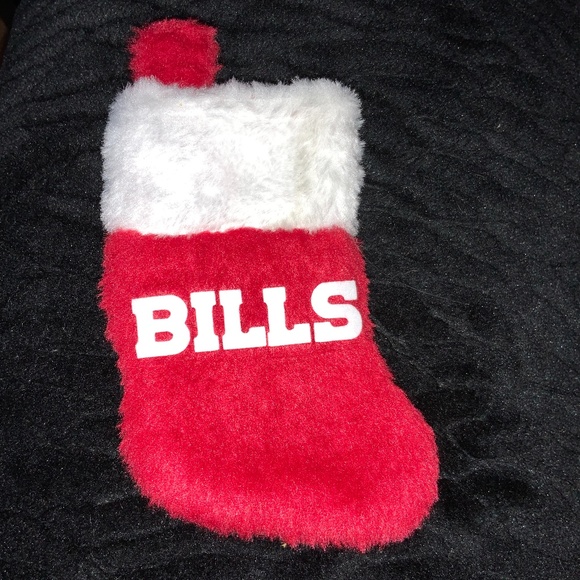 Holiday Custom Buffalo Bills Inspired Christmas Mini Plush Stocking